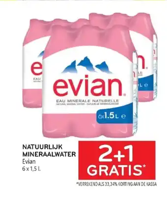 Evian Natuurlijk Mineraalwater 6 x 1,5 L