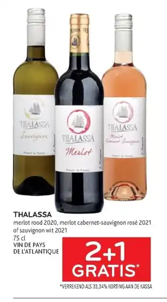 Alvo Thalassa Merlot rood 2020, Merlot Cabernet-Sauvignon Rose 2021 of Sauvignon wit 2021 75 cl aanbieding