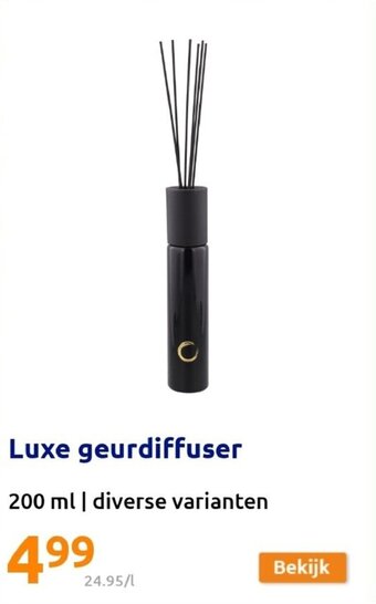 Action Luxe geurdiffuser 200ML aanbieding