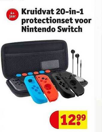 Kruidvat Kruidvat 20in1 protectionset voor nintendo switch aanbieding