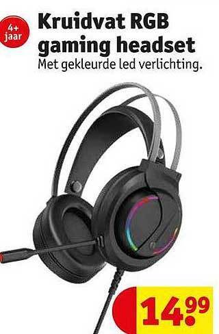 Kruidvat Kruidvat rgb gaming headset aanbieding