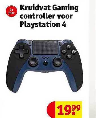 Kruidvat Kruidvat gaming controller voor playstation 4 aanbieding