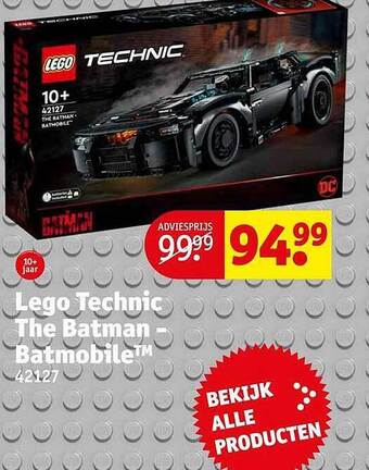Kruidvat Lego technic the batman batmobile aanbieding