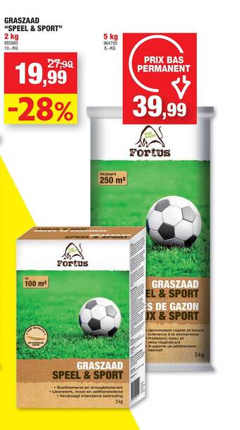 Hubo Graszaad speel & sport aanbieding