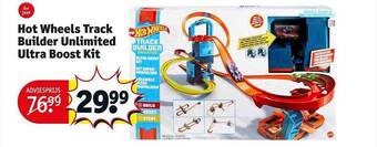 Kruidvat Hot wheels track builder unlimited ultra boost kit aanbieding