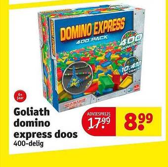 Kruidvat Goliath domino express doos aanbieding