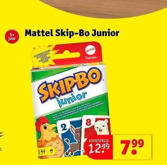 Kruidvat Mattel skipbo junior aanbieding