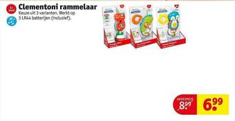 Kruidvat Clementoni rammelaar aanbieding