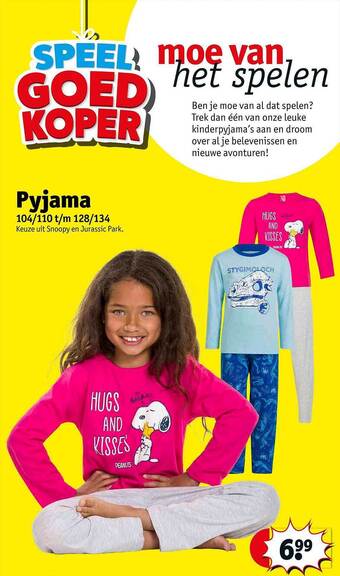 Kruidvat Pyjama aanbieding
