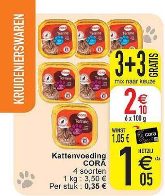 Cora Kattenvoeding aanbieding