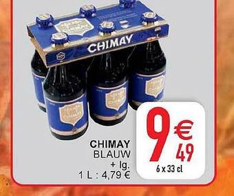 Cora Chimay blauw aanbieding