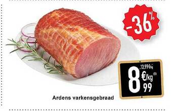Cora Ardens varkensgebraad aanbieding