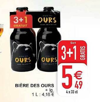 Cora Bière des ours aanbieding