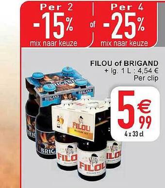 Cora Filou of brigand aanbieding