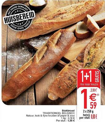 Cora Stokbrood aanbieding