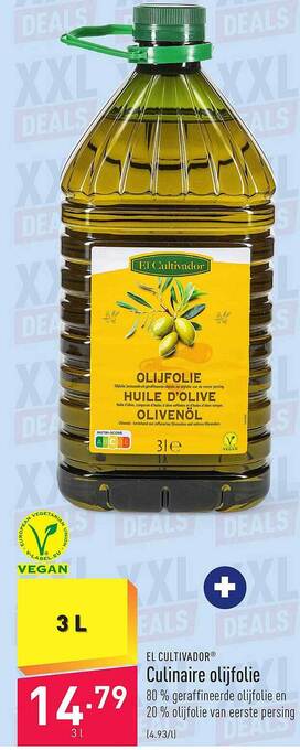 ALDI Culinaire olijfolie aanbieding