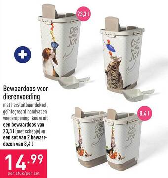 ALDI Bewaardoos voor dierenvoeding aanbieding