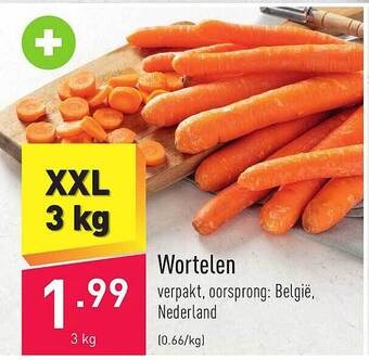 ALDI Wortelen aanbieding