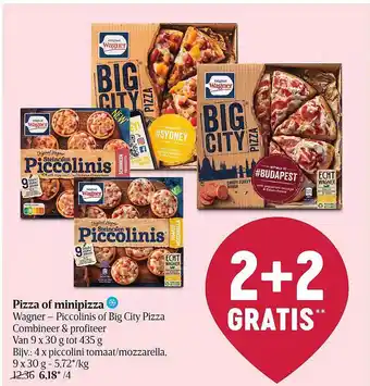 Pizza of minipizza wagner piccolinis of big city pizza