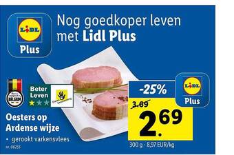 Lidl Oesters op ardense wijze aanbieding