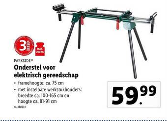 Lidl Onderstel voor elektrisch gereedschap aanbieding