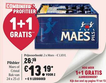 Delhaize Pilsbier Maes Of Cristal aanbieding