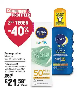 Zonneproduct Nivea Sun