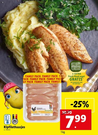 Lidl Kipfilethaasjes aanbieding