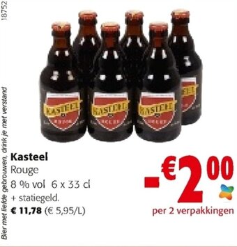 Colruyt Kasteel Rouge aanbieding