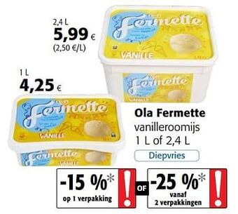 Ola fermette vanilleroomijs