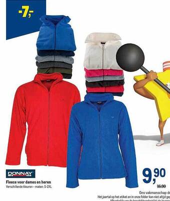Makro Fleece voor dames en heren aanbieding
