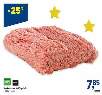 Makro Varkens en kalfsgehakt aanbieding