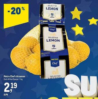 Makro Metro chef citroenen aanbieding