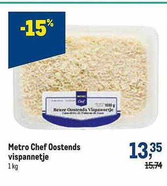 Makro Metro chef oostends vispannetje aanbieding