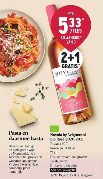 Delhaize Nuvola by avignonesi bio rosé aanbieding