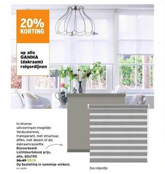 GAMMA Rolgordijnen aanbieding