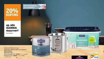 GAMMA Gamma muurverf aanbieding