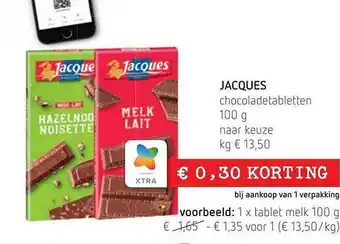 Jacques chocoladetabletten