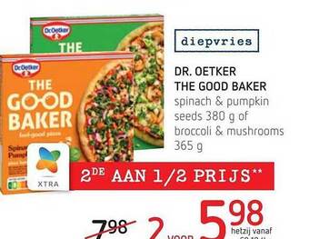 Spar Colruyt Dr. oetker the good baker aanbieding