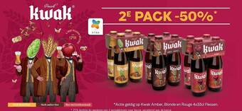 Spar Colruyt Kwak amber, blonde en rouge aanbieding