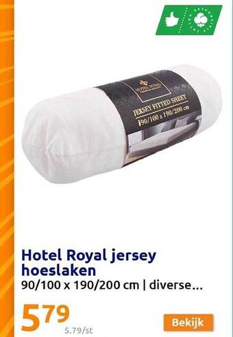 Action Hotel royal jersey hoeslaken aanbieding