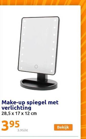 Action Makeup spiegel met verlichting aanbieding