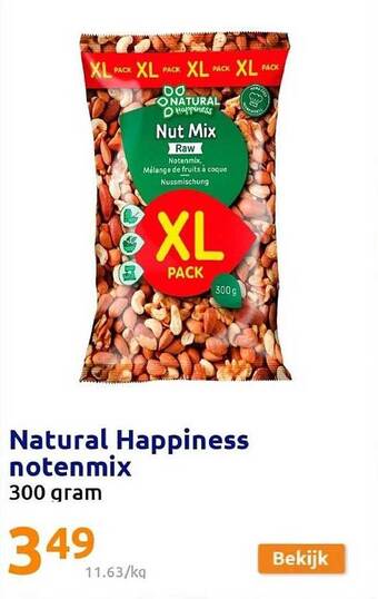 Action Natural happiness notenmix aanbieding