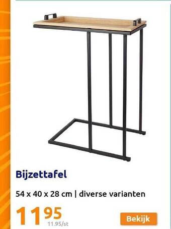 Action Bijzettafel aanbieding