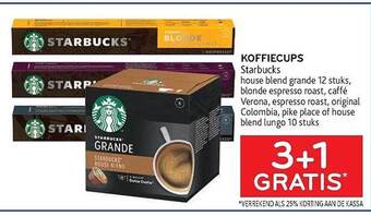 Alvo Koffiecups starbucks aanbieding