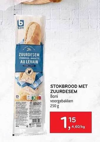Alvo Stokbrood met zuurdesem boni aanbieding