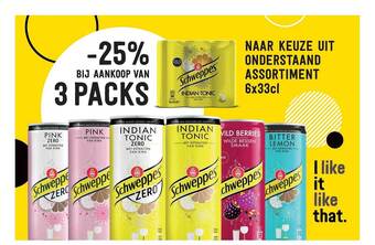 Alvo Schweppes aanbieding