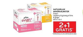 Alvo Natuurlijk mineraalwater evian+ aanbieding