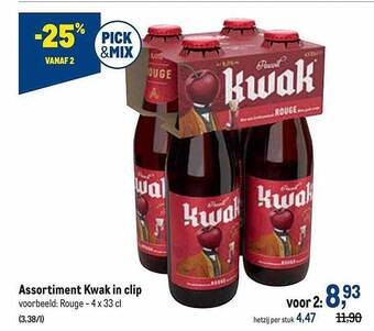 Makro Assortiment kwak in clip aanbieding