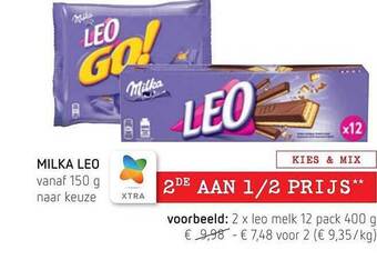 Spar Colruyt Milka leo aanbieding